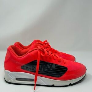 Nike Air Max Bright Red and Black Sneakers
